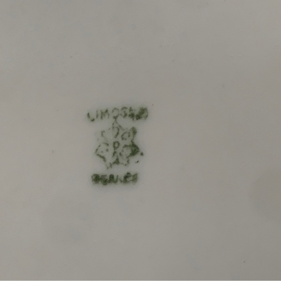 Rare 24k Gold Trim Early 20th Century Vintage LIMOGES FRANCE Serving Plate - Picture 10 of 16